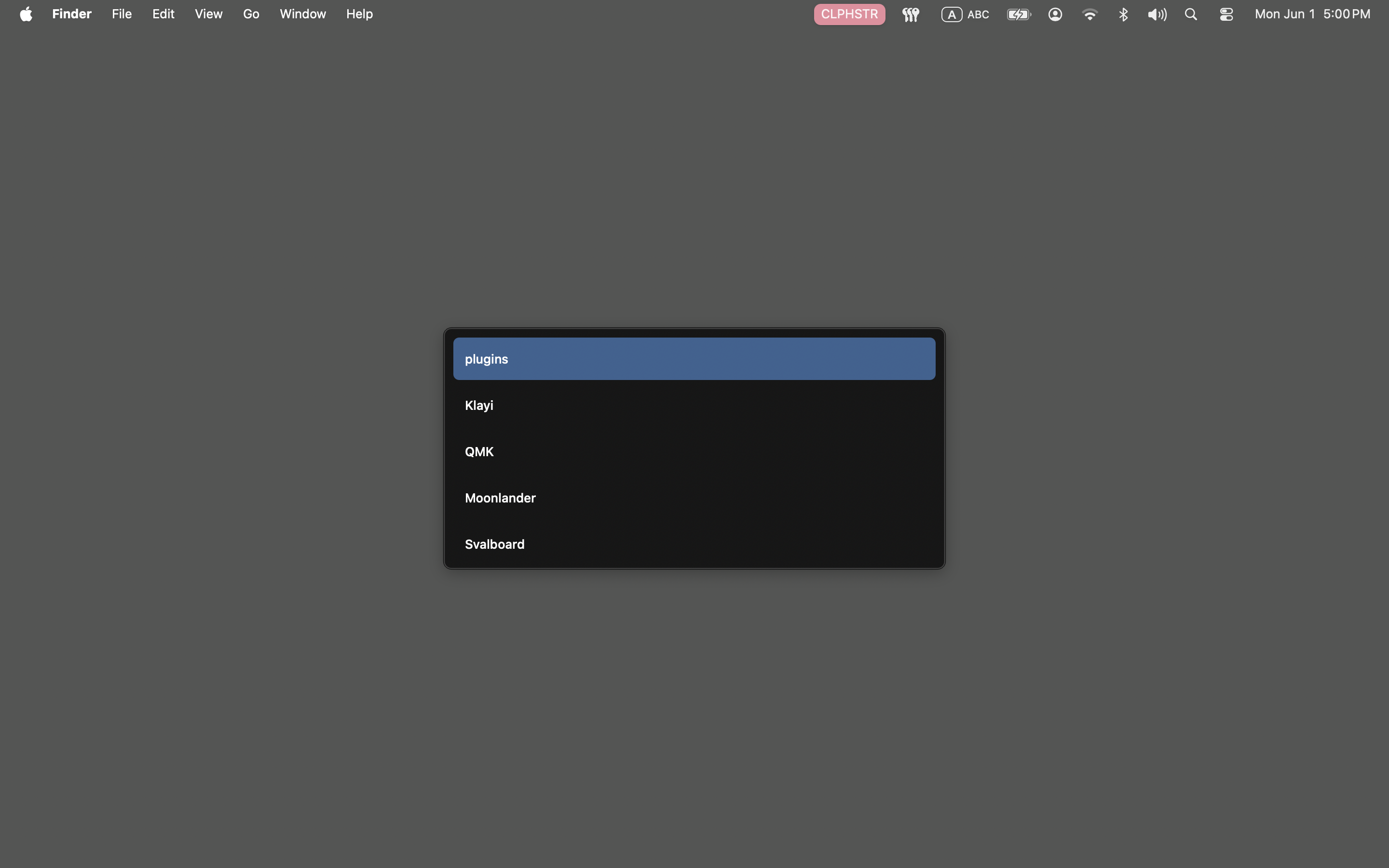 Klayi clipboard history plugin overlay showing clipboard items to select and paste